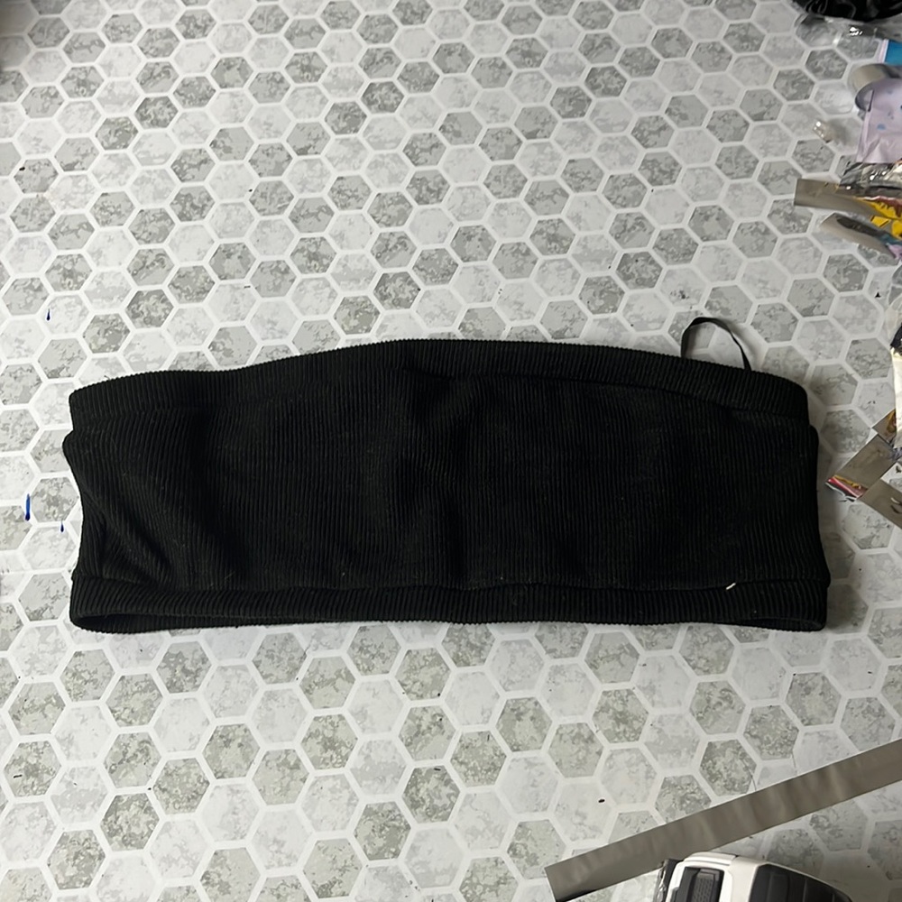 Shein Large Black Thick Tube Top